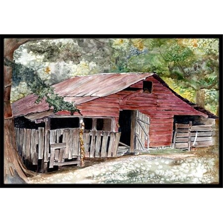 Carolines Treasures 8740JMAT 24 x 36 in. Old Barn Indoor & Outdoor Doormat 8740JMAT